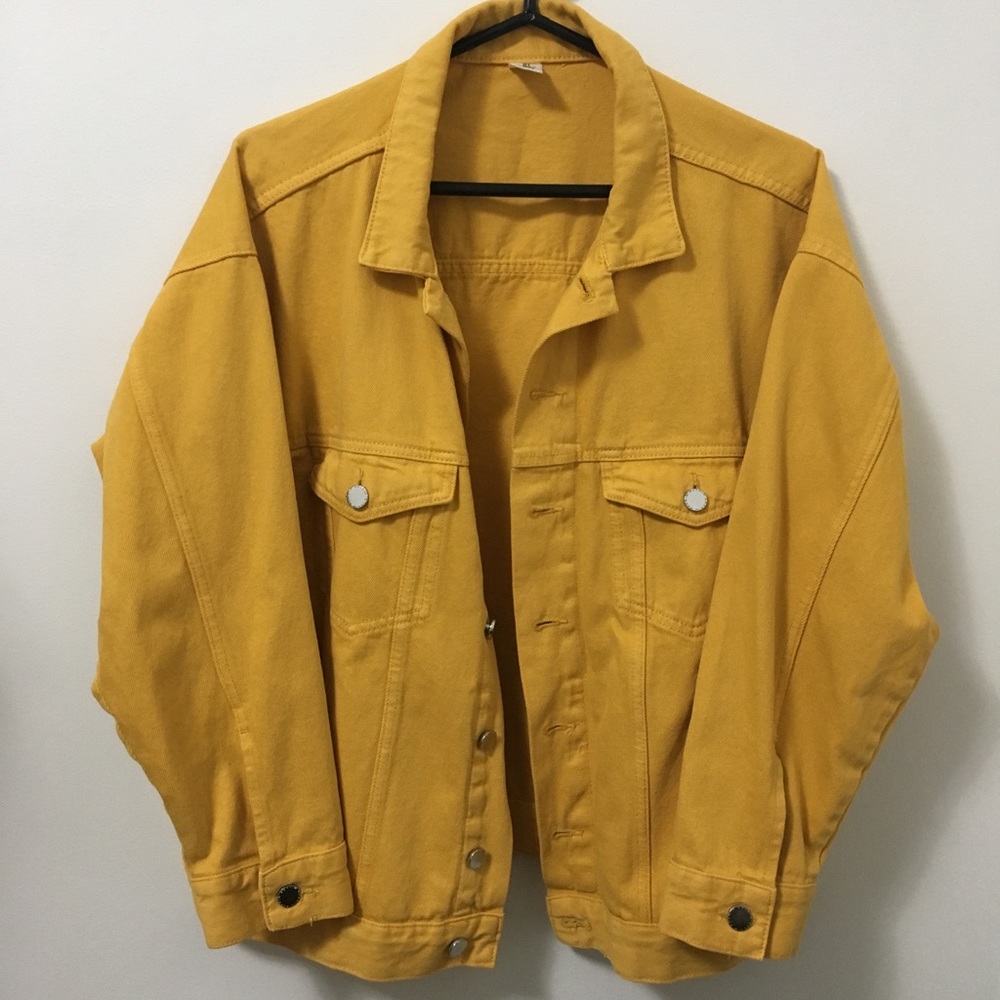 H&M Mustard Jean Jacket